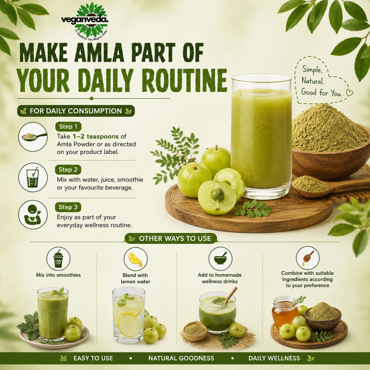 Amla powder For Hair Growth & Immunity Rich in vitamin C Boost Collagen | 200gm