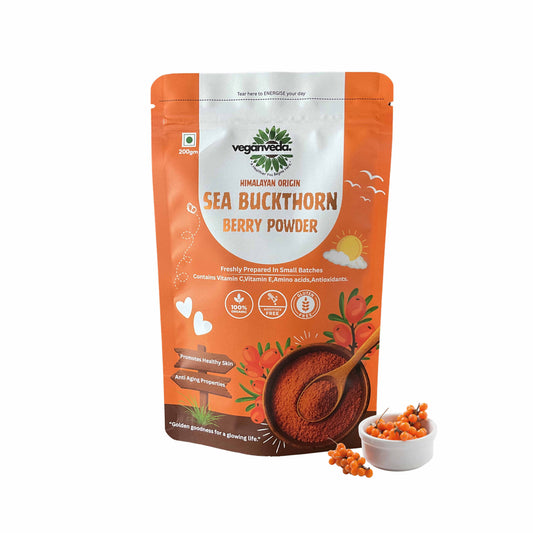 Premium Sea Buckthorn Berry Powder | 100% Natural & Pure | 200 Grams